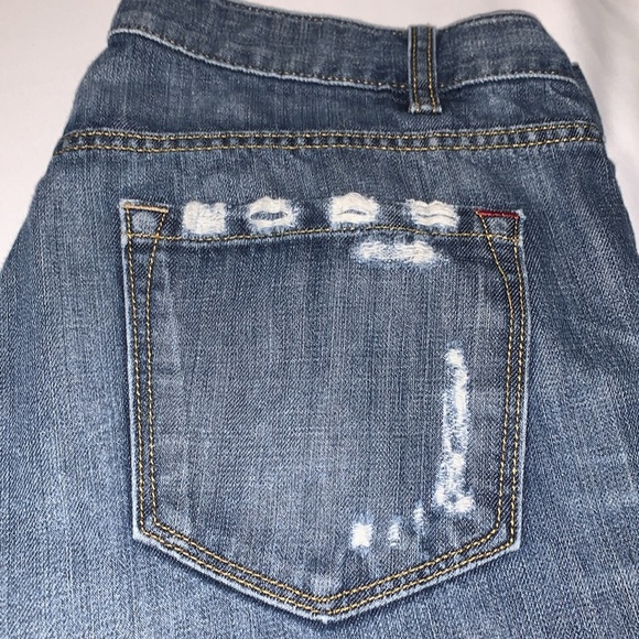 Gently Loved Ann Taylor LOFT Distressed Boyfriend Jeans - Picture 2 of 10